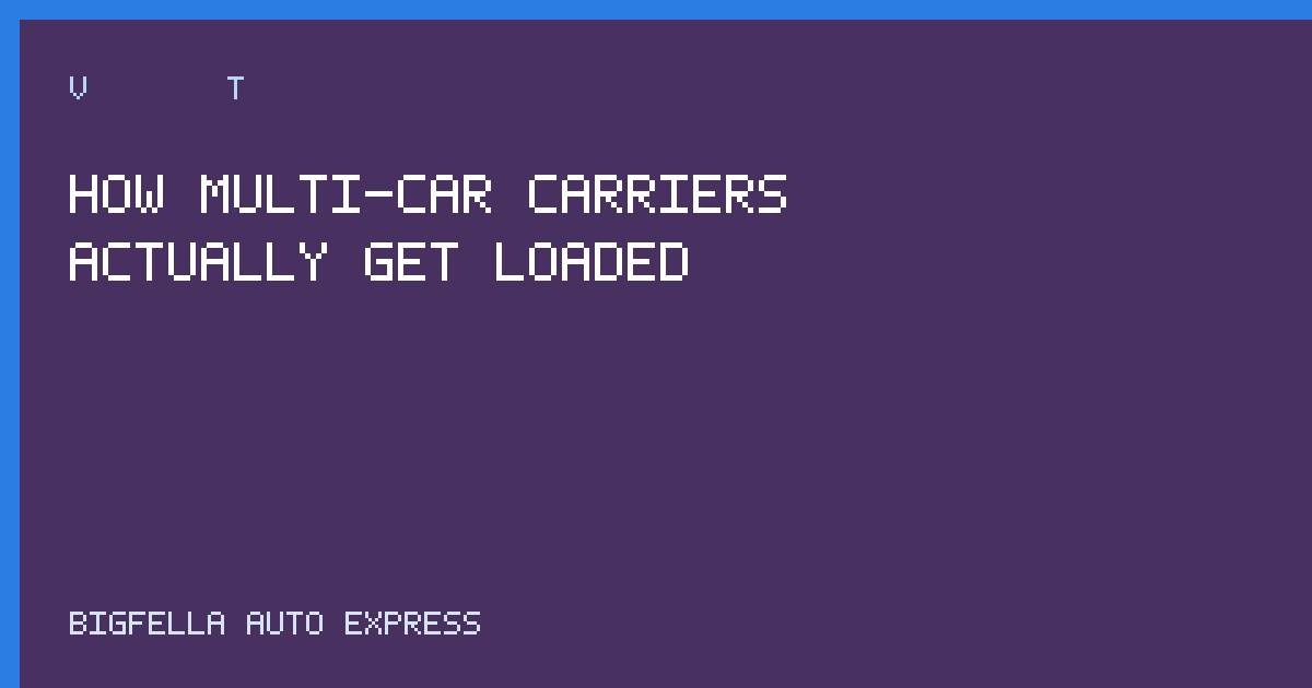 Cover explaining multi-car carrier loading